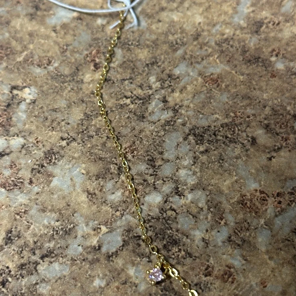 Jane Marie Peyton Chain Necklace with Gold Megaphone, Star and Crystal Charms